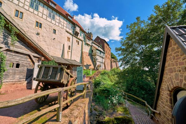 Innenhof der Wartburg in Eisenach